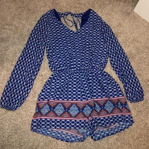 long sleeve romper